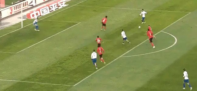 开场闪击！李小恒后点推射破门，泰山1-0浙江