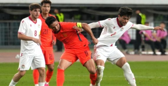 贵阳国际青年足球赛：中国U23大胜塔吉克斯坦U23
